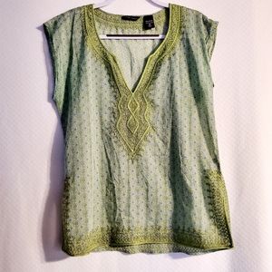 New York & Company Boho Style Tunic Size Medium